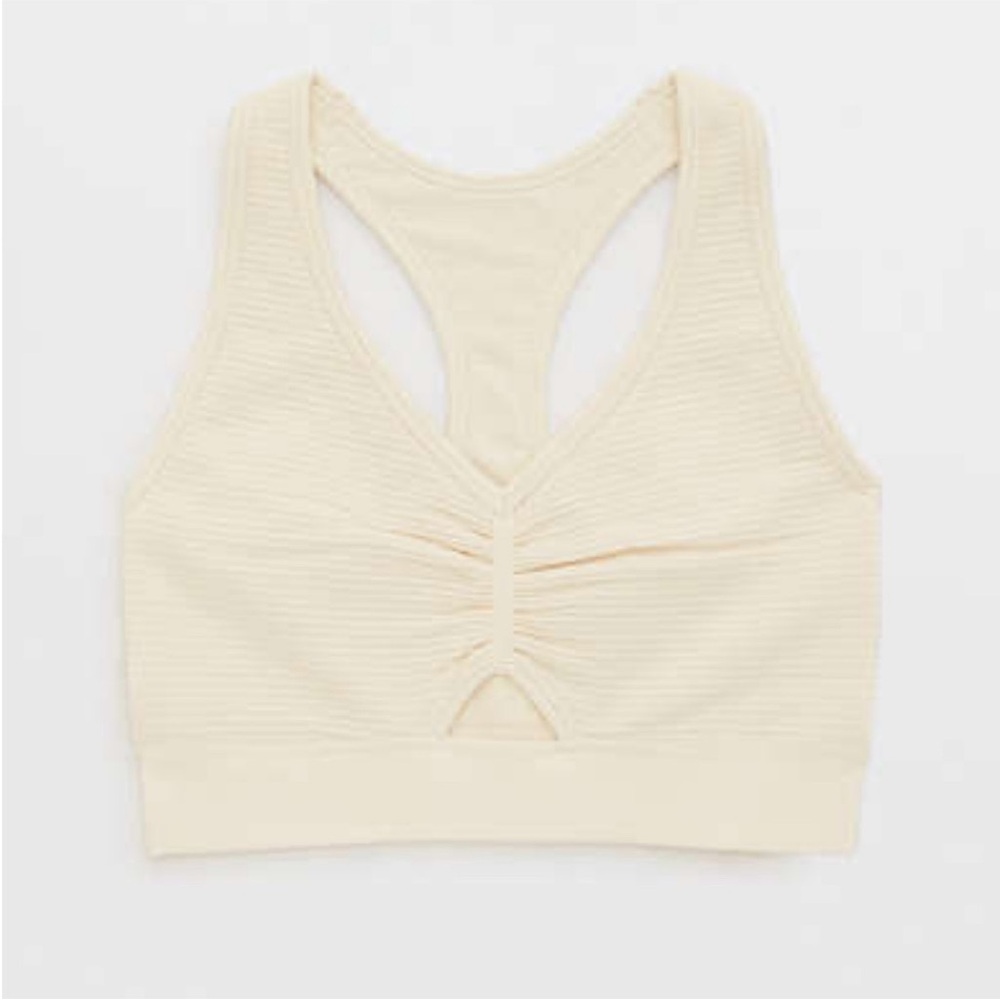 Offline by Aerie Totally Textured Ribbed Racerback Sports Bra